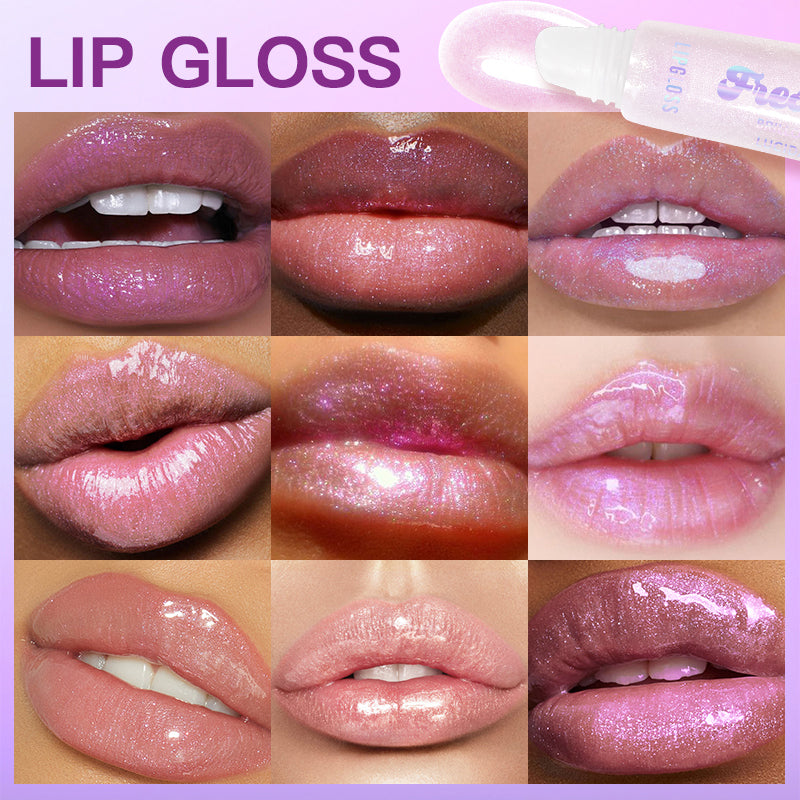 Juego de labios frescos y jugosos
