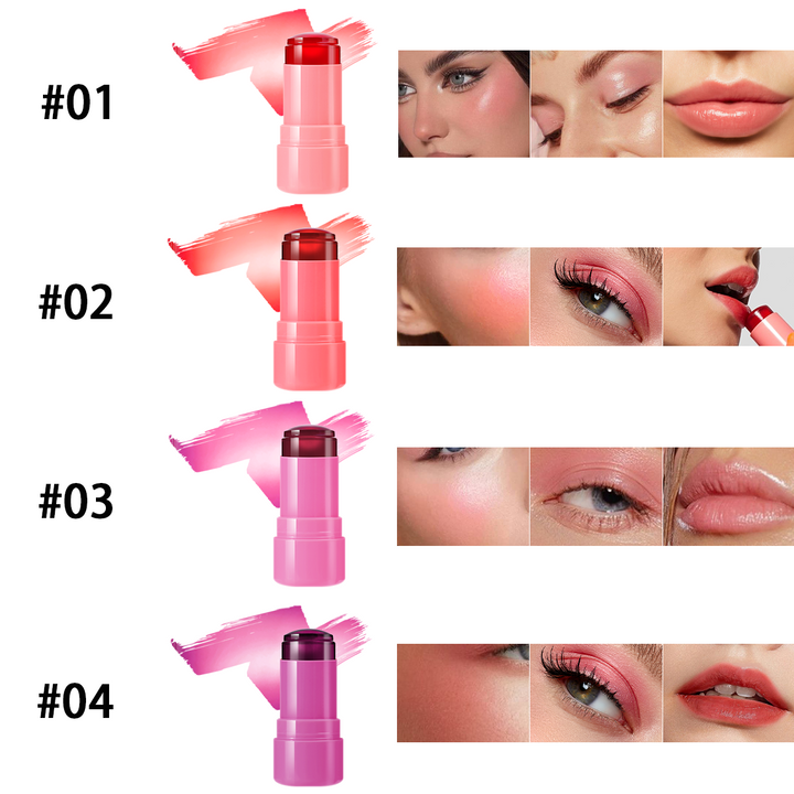 Gelée Blush et Gloss à Lèvres en Stick