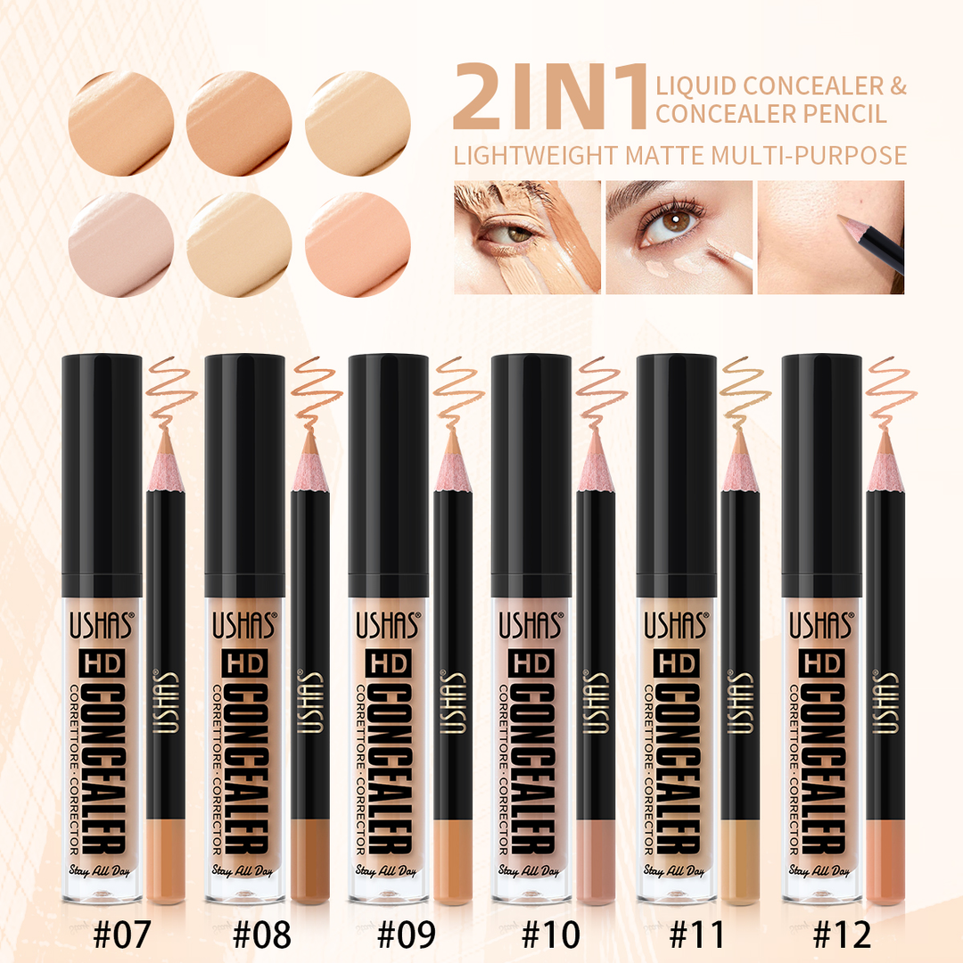2 In 1 Liquid Concealer & Pen Set