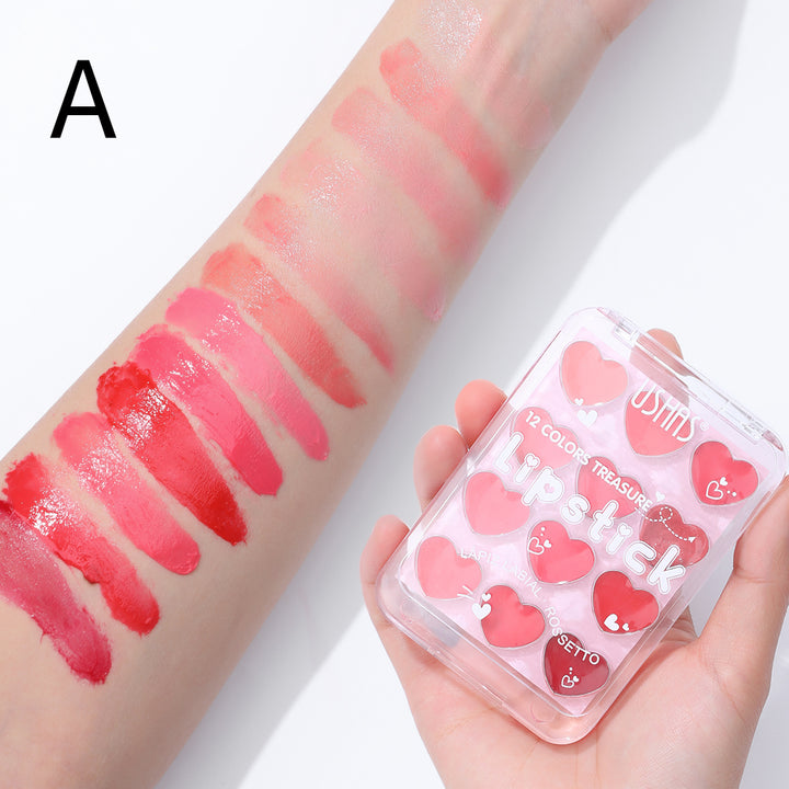 12 Colors Treasure Lipstick