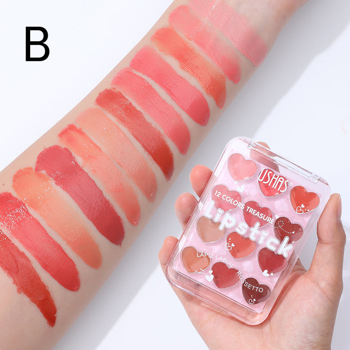 12 Colors Treasure Lipstick